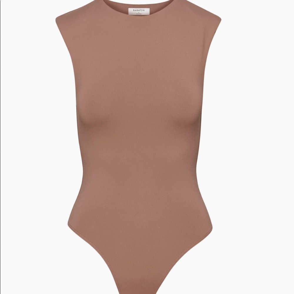 Aritzia Babaton | Large | deep taupe | contour body suit | NWT